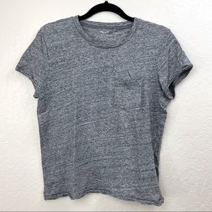 Madewell Heather Pocket Tee Short Sleeve T-Shirt